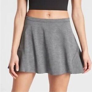 ATHLETA Match Point Skort Grey Heather Pickleball Tennis Golf Active Size XS